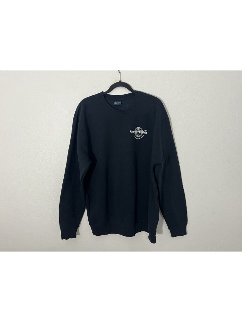 Summer Fridays Black Pullover Sweatshirt Size L/XL